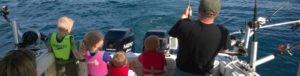 Kids fishing chicago lake michigan charter