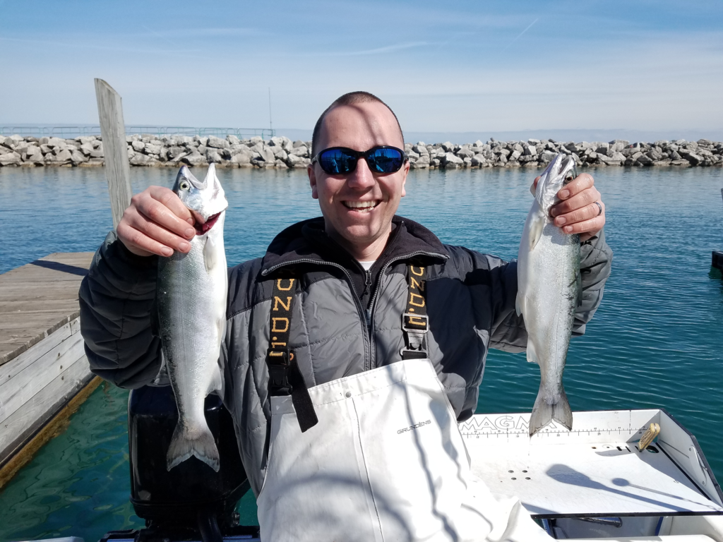 Indiana Coho Fishing