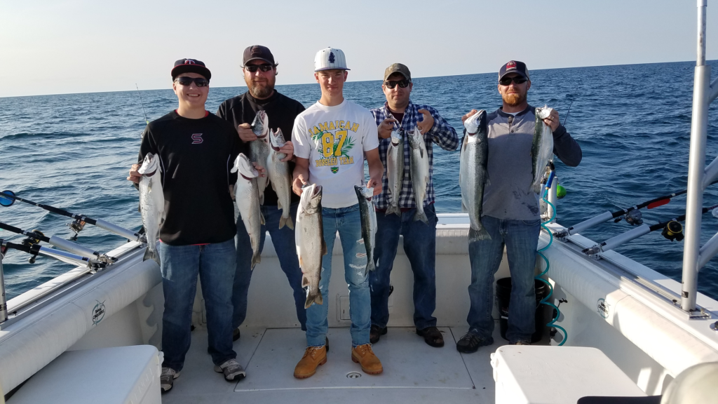 lake michigan coho and steelhead fishing