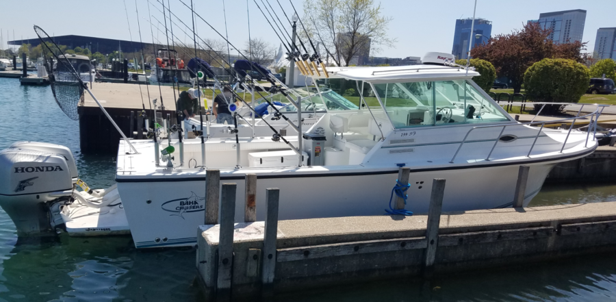 Chicago Burnham Harbor Lake Michigan Fishing Charter