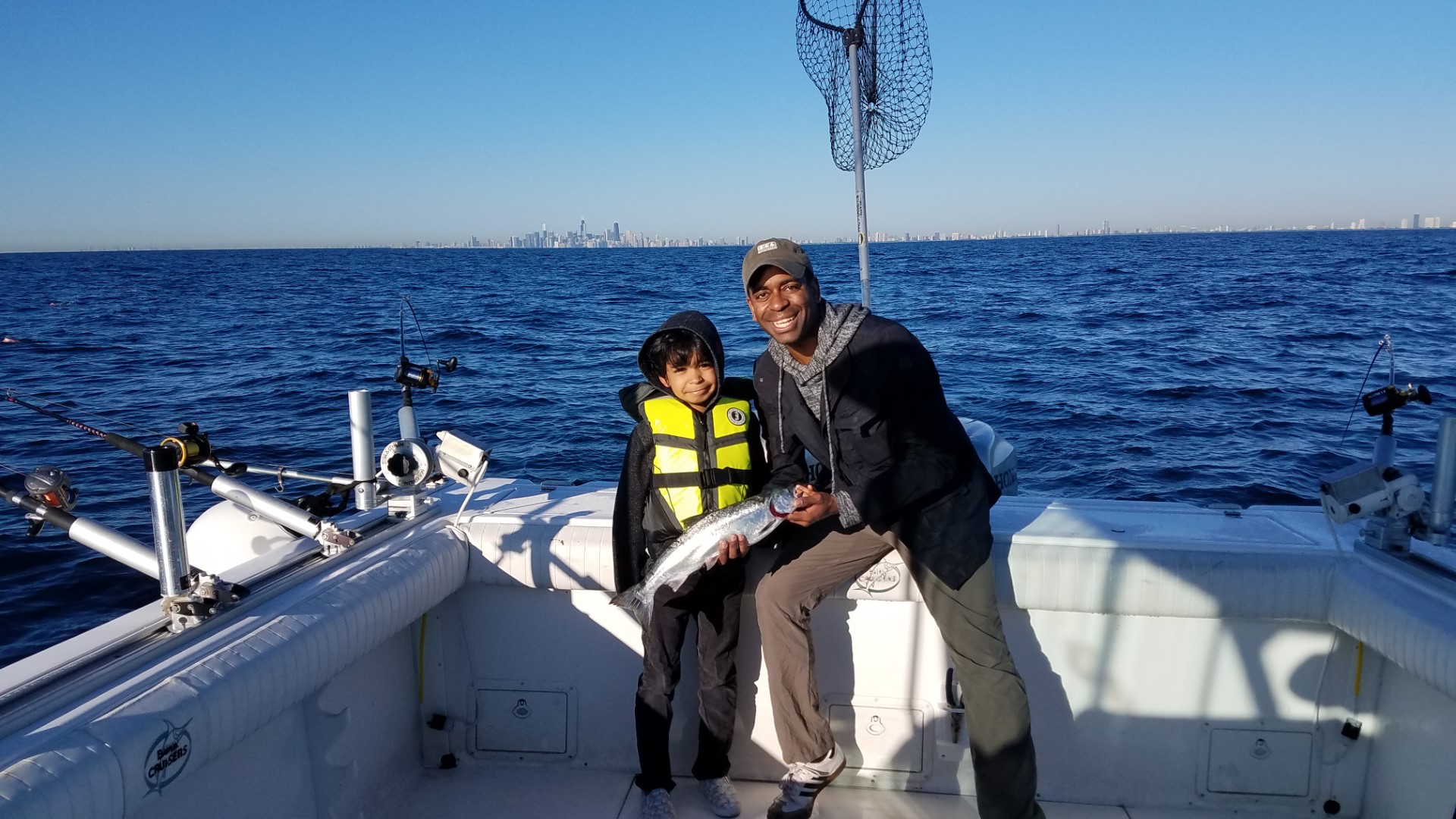  Lake - Michigan - Fishing -2017-06-27-070726 Storm Warning Chicago Fishing 