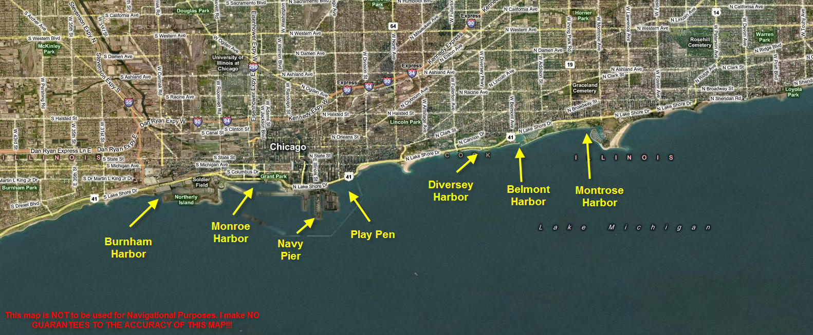 5 Chicago Harbors Aerial
